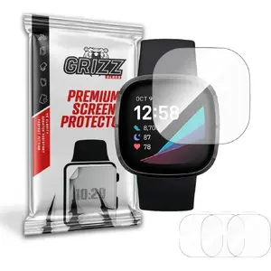 Гидрогелевая защитная пленка GrizzGlass для Fitbit Sense — пленка-экран GrizzGlass