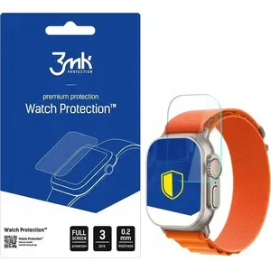 Screen protector 3MK FlexibleGlass Watch Protection for Apple Watch Ultra – hybrid glass protective film
