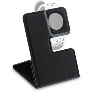 InLine foldable passive holder for Apple Watch, black, desk/shelf use