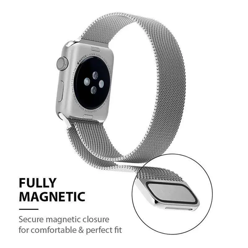 Crong Milano Steel nerūsējošā siksniņa Apple Watch Photo 8