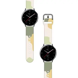 Hurtel silikona siksniņa priekš Samsung Galaxy Watch 46 mm — maskēšanās raksts
