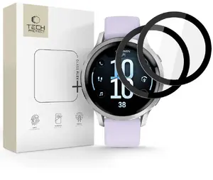Hofi Glass Flex+ aizsargstikls Garmin Venu 4 41 mm — hibrīda stikls, 2 gab., melns