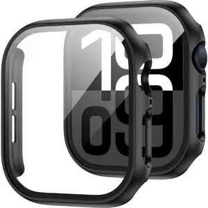 Защитный корпус и стекло Tech-Protect Defense360 для Apple Watch Series 10 46 мм, черный