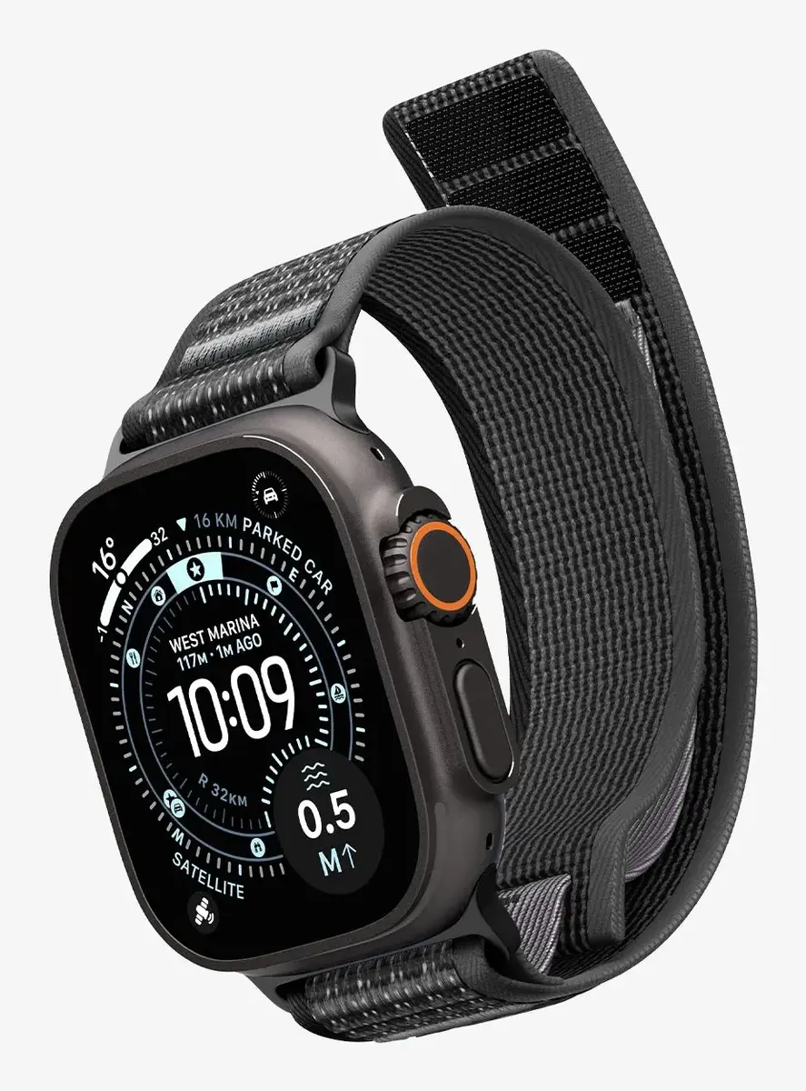 Ремешок Spigen Athlex Air 2 — черно-оранжевый Photo 6