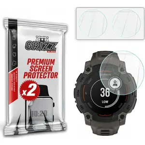 Гибридное защитное стекло GrizzGlass HybridGlass для Garmin Instinct E 45 мм