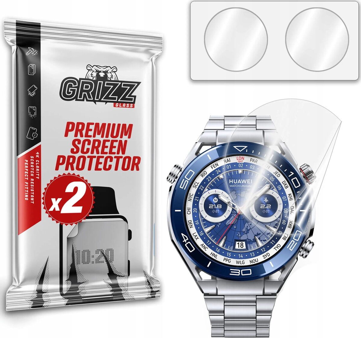 Aizsargplēve GrizzGlass CeramicFilm priekš Huawei Watch