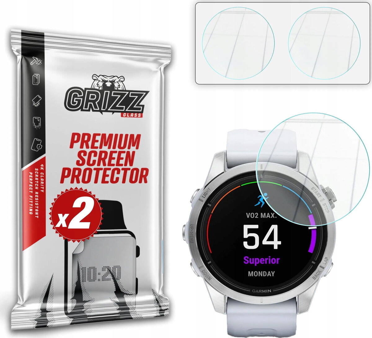 Hibrīdais aizsargstikls GrizzGlass HybridGlass priekš Garmin