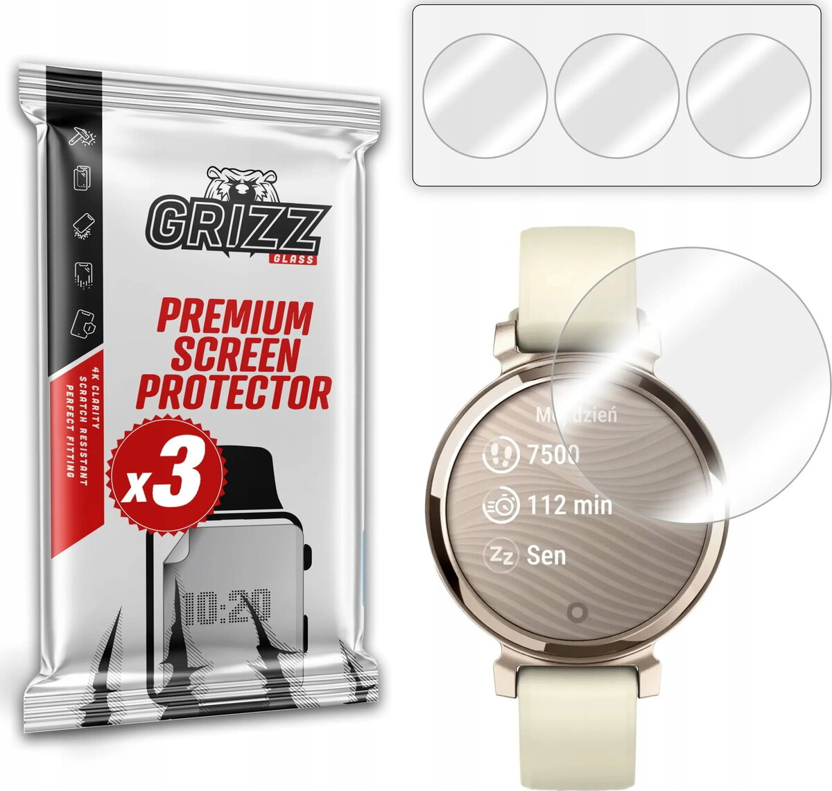 Hidrogelas aizsargplēve GrizzGlass Hydrofilm priekš Garmin