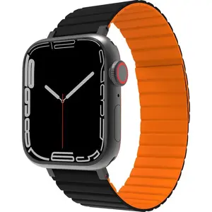 Jcpal FlexForm siksniņa Apple Watch melna/oranža, 38/40/41 mm