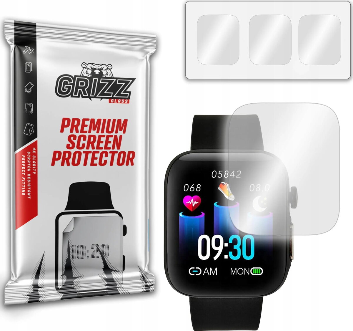 Aizsargplēve GrizzGlass Hydrofilm priekš Watchmark WGT2