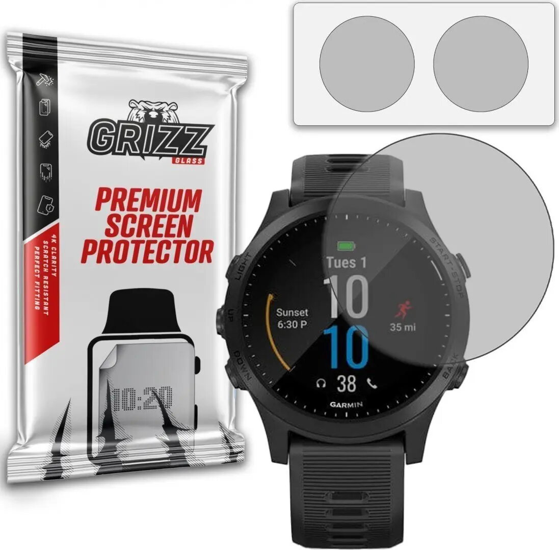 Matēta ekrāna aizsargplēve GrizzGlass priekš Garmin