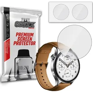 Screen protector GrizzGlass for Xiaomi Watch S1 Pro – hybrid glass protector, model GRZ3056