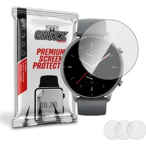 Гидрогелевая защитная плёнка GrizzGlass для Amazfit GTR 2E (GRZ926) — мягкая гидрогелевая плёнка для экрана смарт‑часов