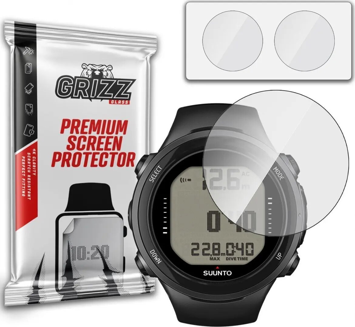 Aizsargstikls GrizzGlass priekš Suunto D4i Novo