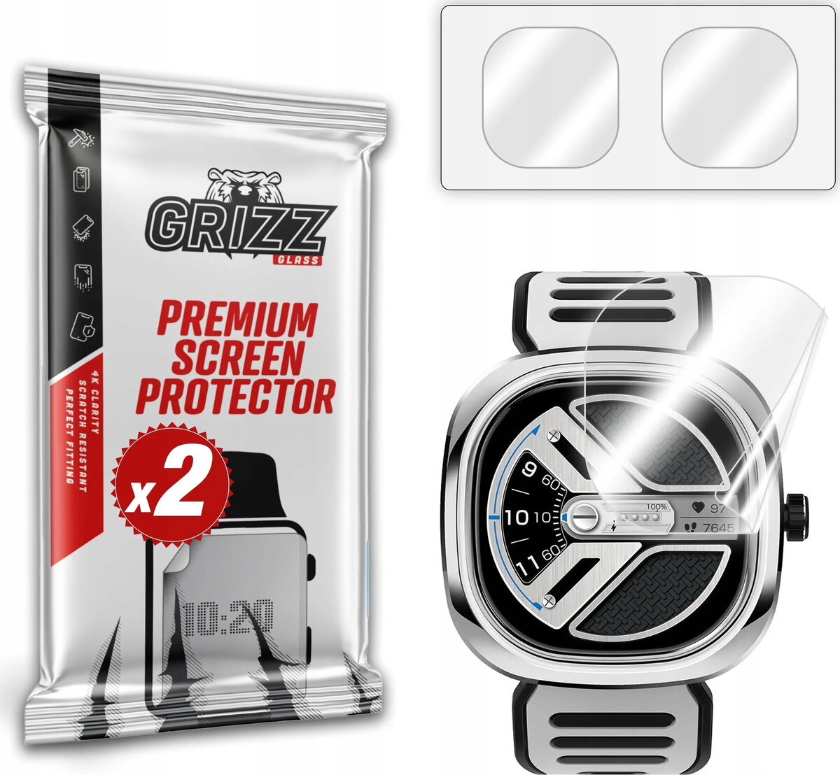 Aizsargplēve GrizzGlass CeramicFilm priekš Doogee D11