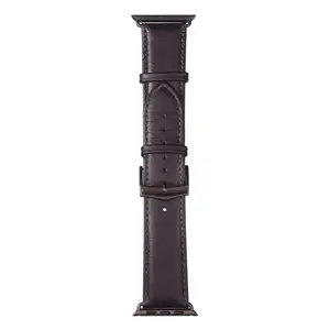 Ремешок для часов d bramante AW42BLSG0878 — кожаный, чёрная пряжка