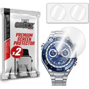 Screen protector GrizzGlass HybridGlass for Huawei Watch Ultimate — hybrid tempered glass protector