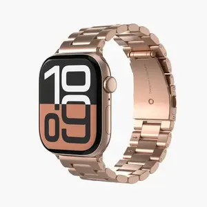 Ремешок vonmählen Link Bracelet 2 золотой из нержавеющей стали для умных часов 40–42 мм