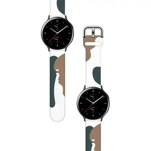 Hurtel silicone strap for Samsung Galaxy Watch 46mm — camouflage pattern, replacement watch band