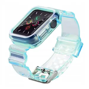 Hurtel Силиконовый ремешок для Apple Watch 38 мм — синий