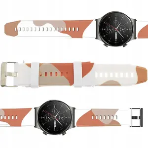 Ремешок Hurtel силиконовый для Samsung Galaxy Watch 40–44 мм — камуфляж (Moro) узор 5