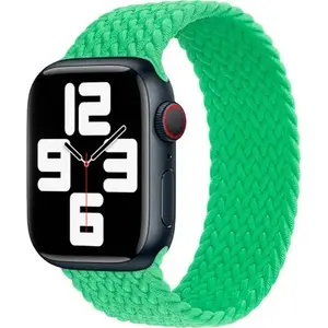 Ремешок Apple Braided Solo Loop для Apple Watch 41 мм, размер 5, ярко-зелёный, оригинал