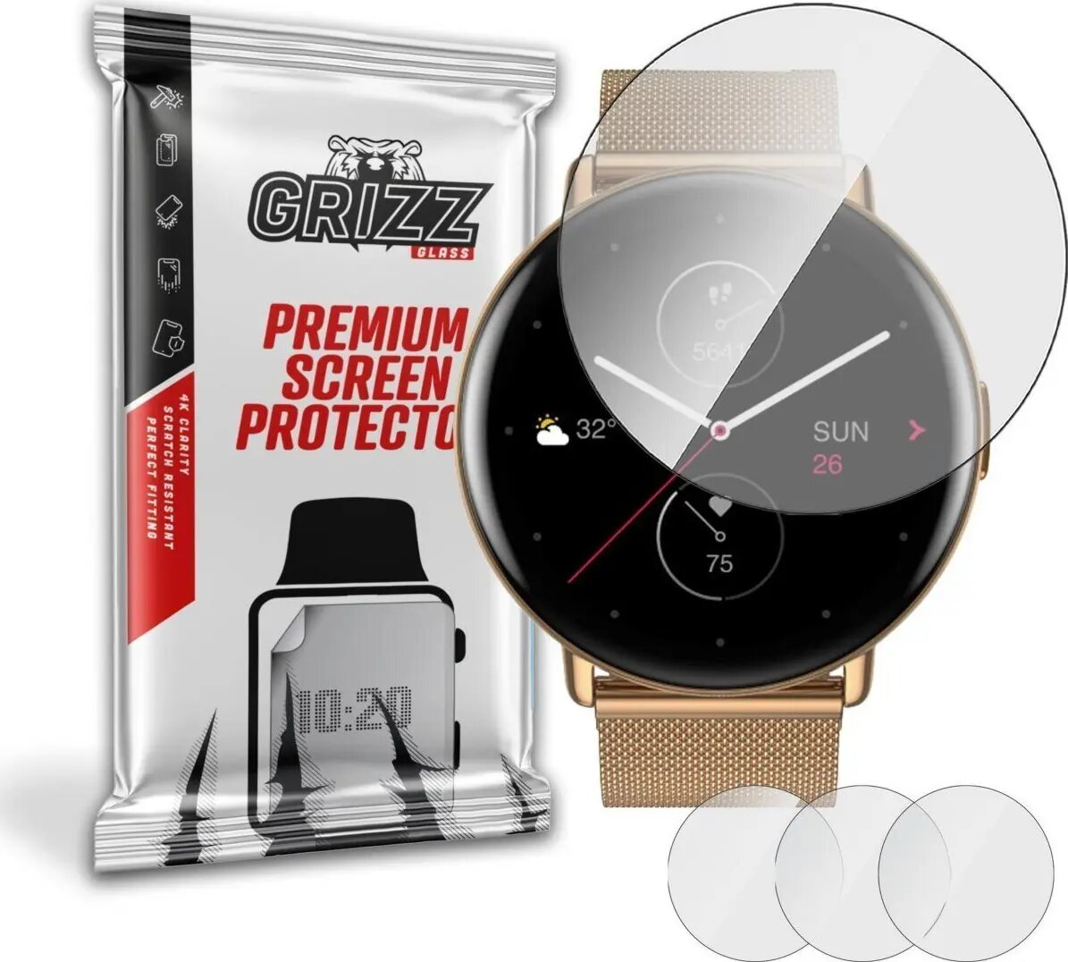 Aizsargplēve GrizzGlass hidrogelam Amazfit ZEPP E