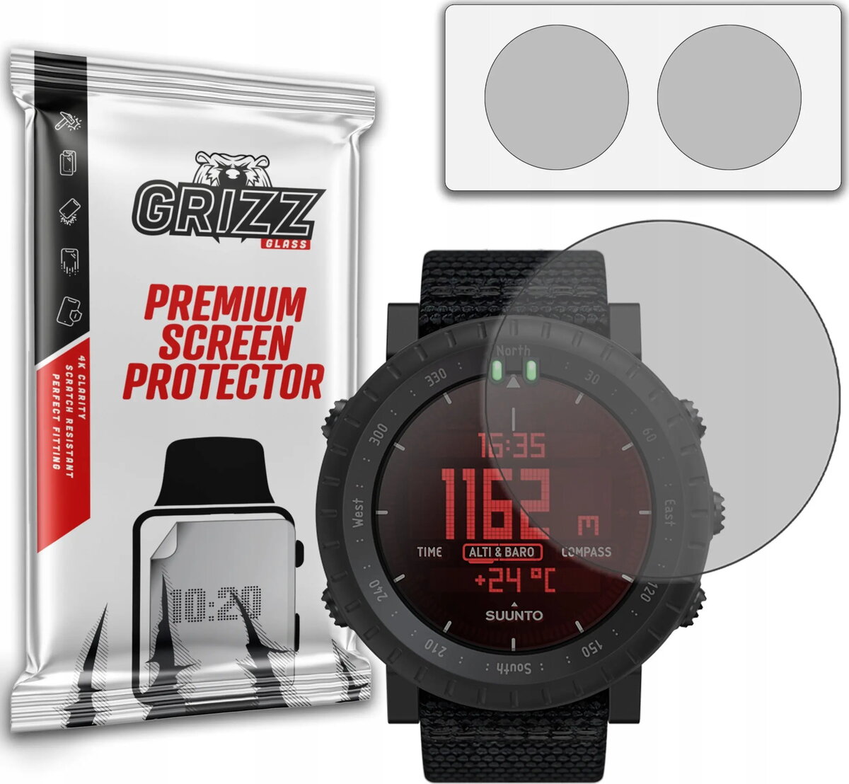 Aizsargplēve GrizzGlass priekš Suunto Core Alpha