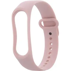 Silicone Strap for Xiaomi Mi Band 5/6 by TelForceOne — Powder Pink