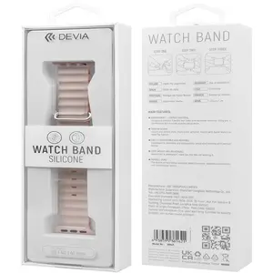Watch strap No name Deluxe Sport6 for Apple Watch 38/40/41/42mm, black-orange