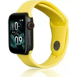 Silikona siksniņa Apple Watch 42/44/45/49 mm, No name, dzeltena