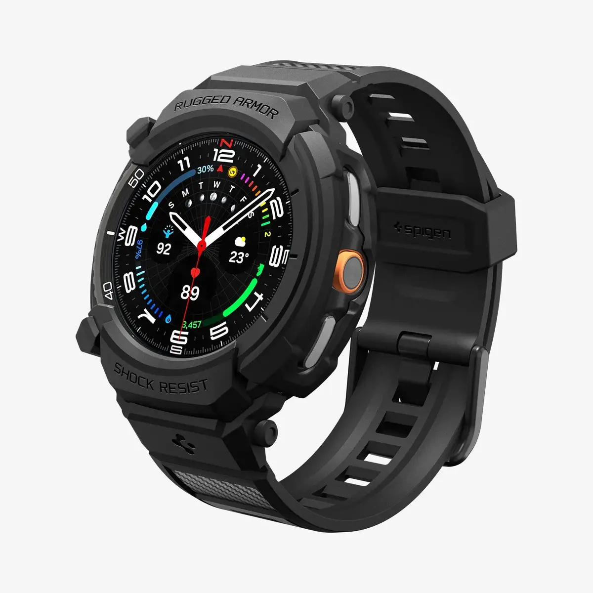 Spigen Rugged Armor Pro Watch 8 Classic 46 мм чехол+ремешок Photo 2