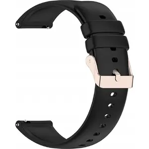 Silikona siksniņa priekš Xiaomi Mi Watch / Amazfit GTR 47mm — melna