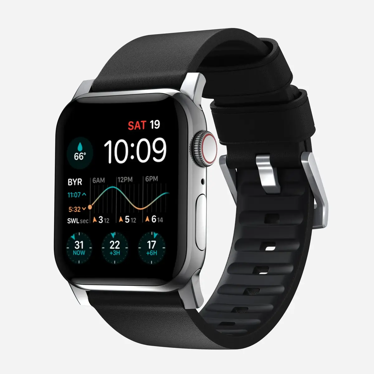Band Nomad Active Band Pro — Black/Silver, 150–193 mm Photo 3