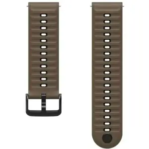 Watch silicone strap Coros Nomad 24 mm Long, Brown