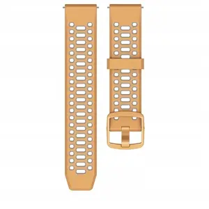 Replacement silicone watch strap Coros PACE 2 (20mm) Gold