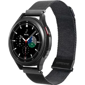 Magnetic Milanese Strap 22mm for Samsung/Huawei/Honor/Xiaomi Watches by dux ducis, black