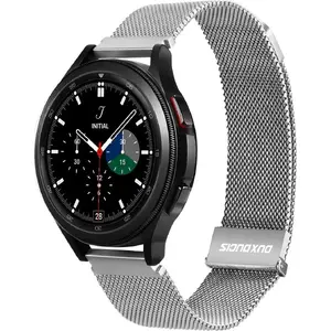 Watch strap dux ducis Magnetic Strap for Samsung Galaxy Watch / Huawei / Honor (20mm) silver Milanese
