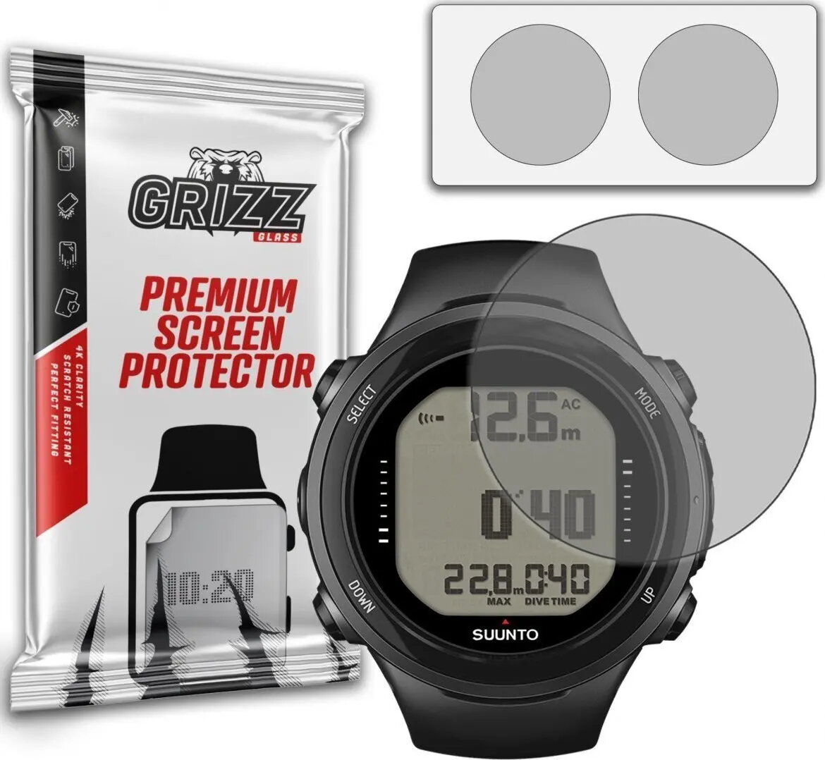 Aizsargplēve GrizzGlass priekš Suunto D4i Novo