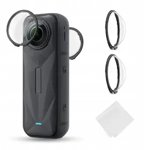 Tempered Lens Protective Glass for Insta360 X5 / H9 – 2x Camera Lens Screen Protector