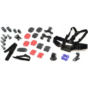Xrec mounting kit 30-in-1 chest and camera mounts for GoPro Hero 1/2/3/3+/4