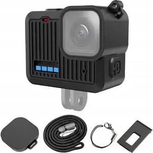 Protective Accessory Set for GoPro HERO 4K 2024 by Puluz — Case, Cover, Backdoor, Flap and Wrist Strap