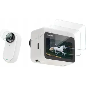 Lens and Screen Protective Glass 2-in-1 for Insta360 GO 3 and Action Pod by Sunnylife (model SB7833)