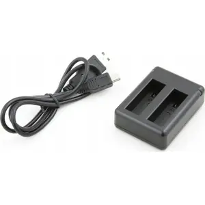 Charger for two batteries Xrec for AHDBT-401 / GoPro HERO4 (USB dual-bay)