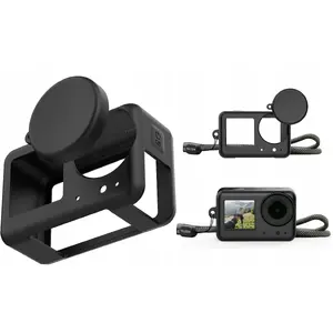 Protective Case with Strap and Lens Cap for DJI Osmo Action 5 / 4 / 3 by Telesin