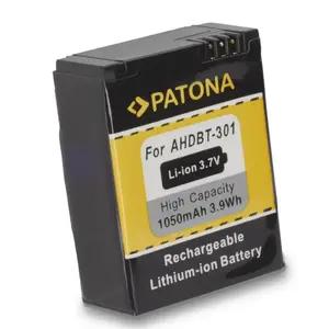 Videokameras akumulators PATONA PT1150 Lithium‑Ion 1180 mAh