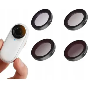 Telesin filters kit 5-in-1 for Insta360 Go 2 / Go 3 – CPL, ND8, ND16, ND32, protective filter