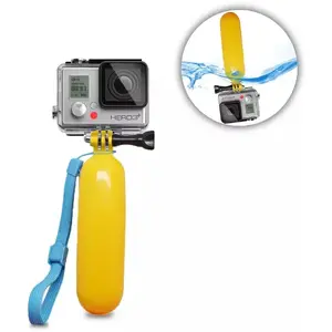 Hurtel floating hand grip for action cameras — buoyant camera handle for GoPro, SJCAM