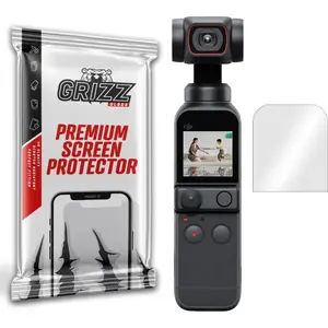 Tempered hybrid protective glass for DJI Pocket 2 by GrizzGlass — camera lens protector GRZ2722