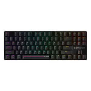 Игровая механическая клавиатура Cherry MX 8.2 Pro TMR Wireless Tenkeyless 88 клавиш RGB USB + RF + Bluetooth QWERTY US International черная